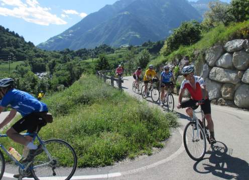 Biking downhill